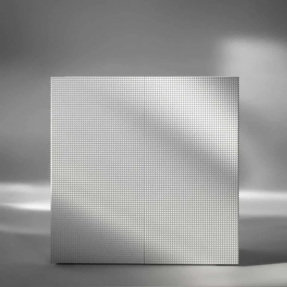 Design příborník 2 dveře bílá, černá nebo zlatá vzor Flora Viadurini