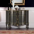 Luxusní příborník se 2 dvířky a 1 dřevěnou zásuvkou Made in Italy - Leonor Viadurini