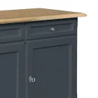 Dřevěný příborník se 2 zásuvkami a 2 dvířky Made in Italy - Uller Viadurini