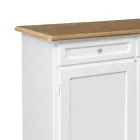 Dřevěný příborník se 2 zásuvkami a 2 dvířky Made in Italy - Uller Viadurini