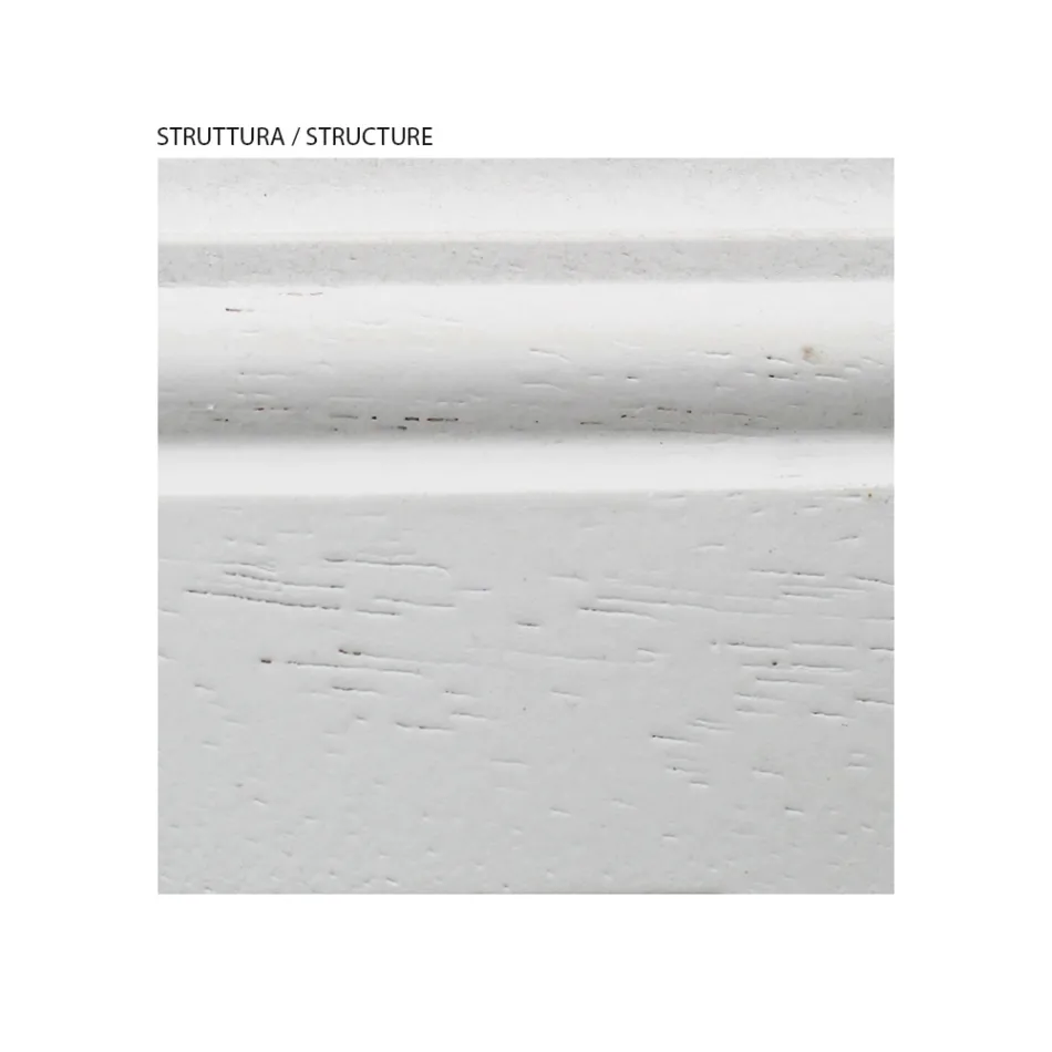 Dřevěný příborník se 2 zásuvkami a 2 dvířky Made in Italy - Uller Viadurini