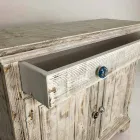 Příborník z masivního smrkového dřeva s vnitřními policemi vyrobený v Itálii - Pierrot Viadurini