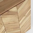 Příborník z akáciového dřeva se 2 dvířky a 3 zásuvkami Design Homemotion - Carla Viadurini