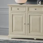 Dřevěný příborník různých povrchových úprav vyrobený v Itálii - Magni Viadurini