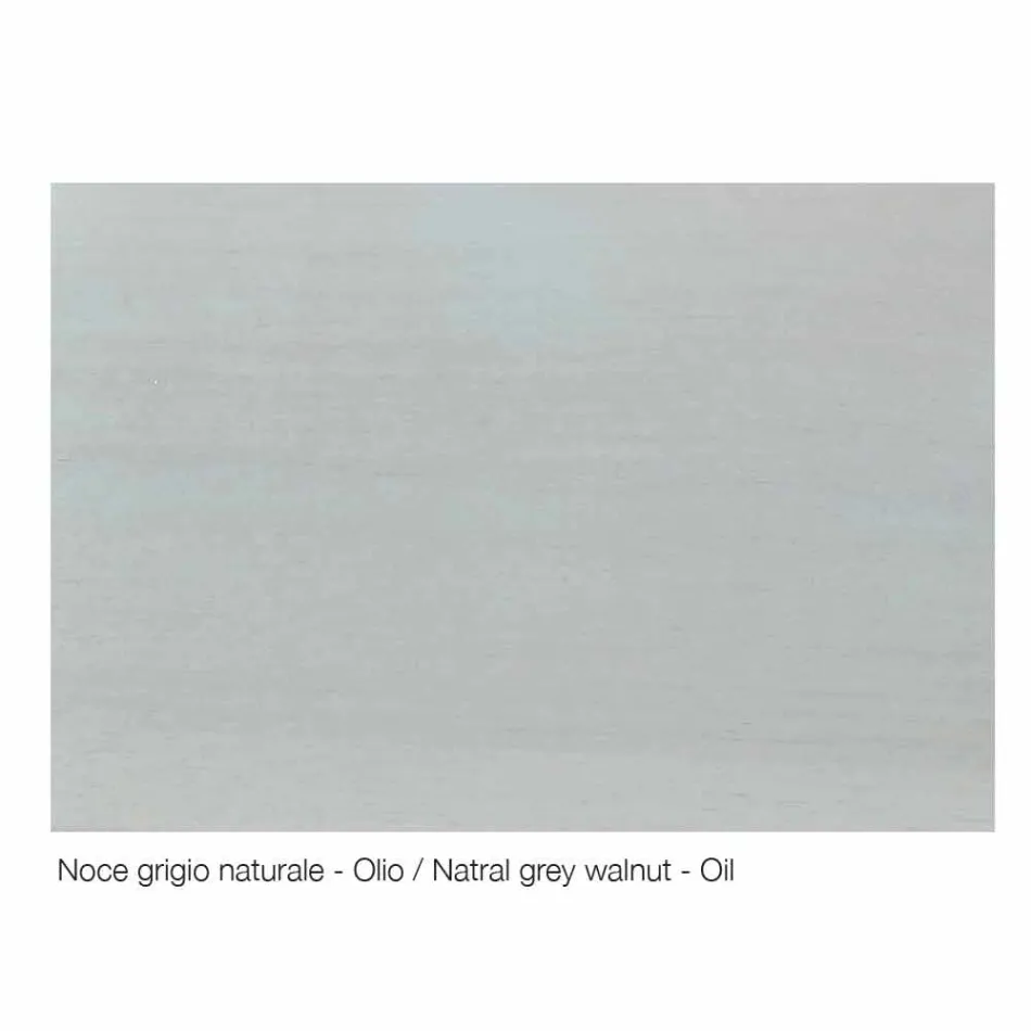 Současná kuchyňská linka s 3 dveře přírodní ořech, L 215 x W 50 cm, Flora Viadurini