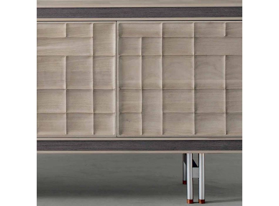 Moderní design Skříň se 3 dveřmi z masivního dřeva Anna Viadurini