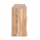 Moderní příborník z akáciového dřeva se 2 dveřmi a 3 zásuvkami Homemotion - Lauro Viadurini