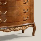 Klasický příborník do obývacího pokoje Bílé dřevo nebo ořech Made in Italy - Chantilly Viadurini