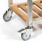 Venkovní kuchyně z oceli a dřeva s Teppanyaki - Buoncalliope Viadurini