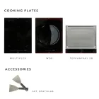 Venkovní kuchyně 140x65x93 cm z masivního teaku a hliníku - Convivial Viadurini