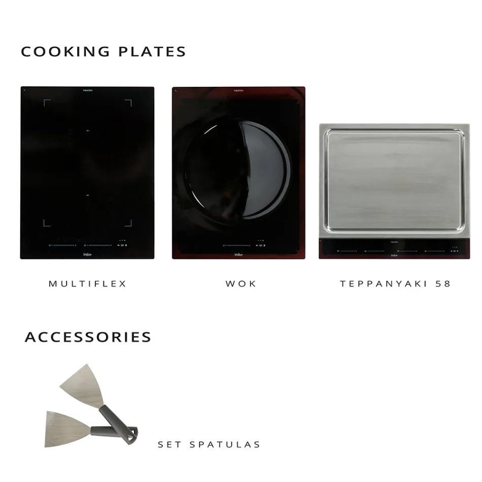 Venkovní kuchyně 140x65x93 cm z masivního teaku a hliníku - Convivial Viadurini