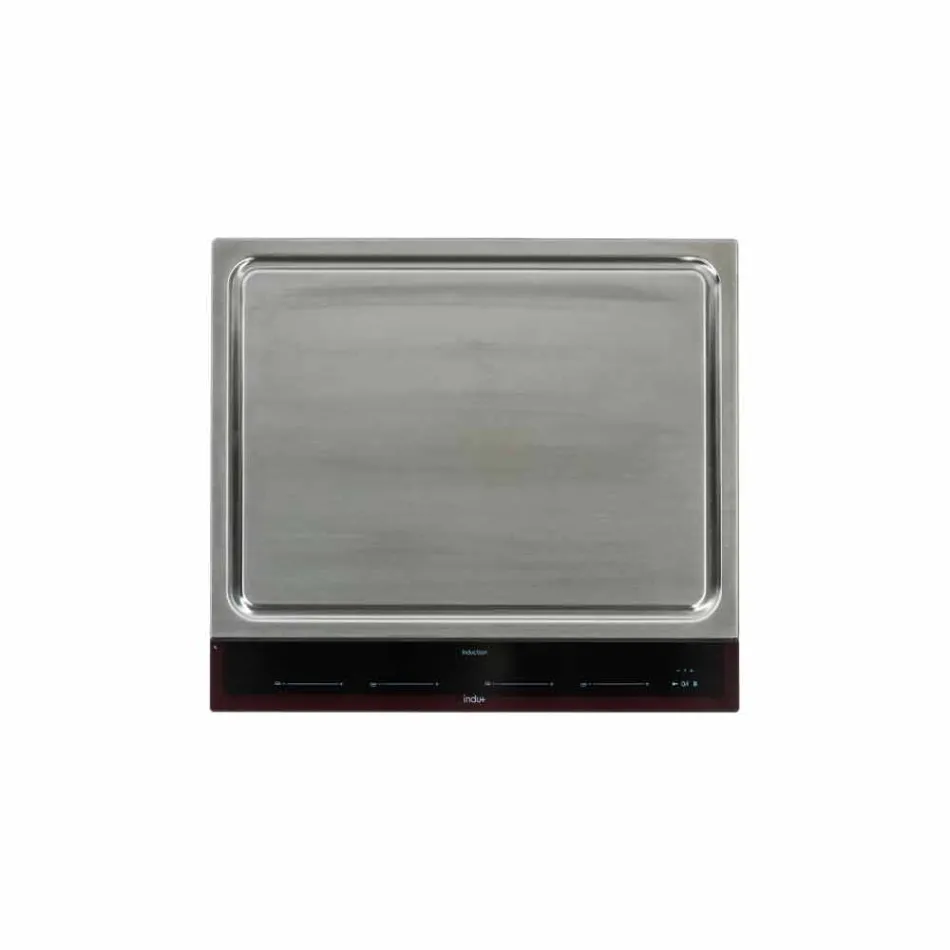 Moderní venkovní zahradní kuchyně na dřevěných a ocelových kolech - Buoncalliope Viadurini