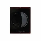 Moderní kuchyně na kolech pro venkovní zahrádku ze dřeva a oceli - Calliope Viadurini