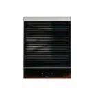 Moderní kuchyně na kolech pro venkovní zahrádku ze dřeva a oceli - Calliope Viadurini