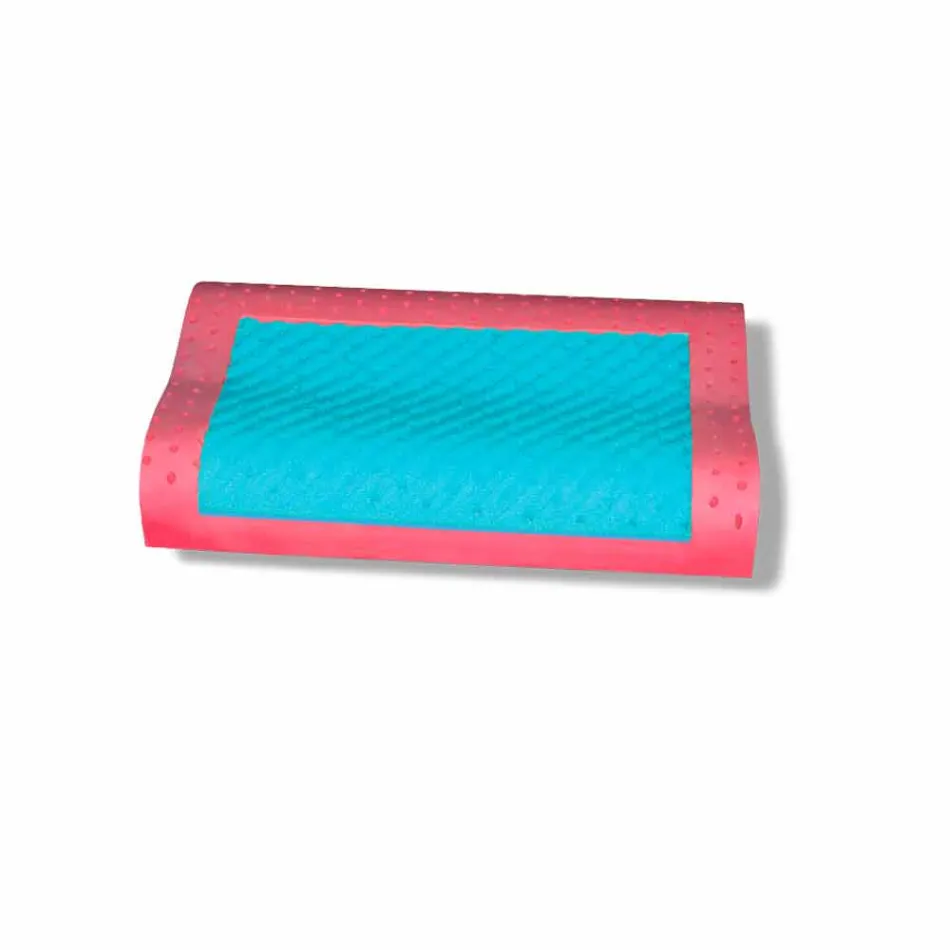 Dvojitý vlněný polštář v paměti ženšenu a Memory AirSense Made v Itálii - Temže Viadurini