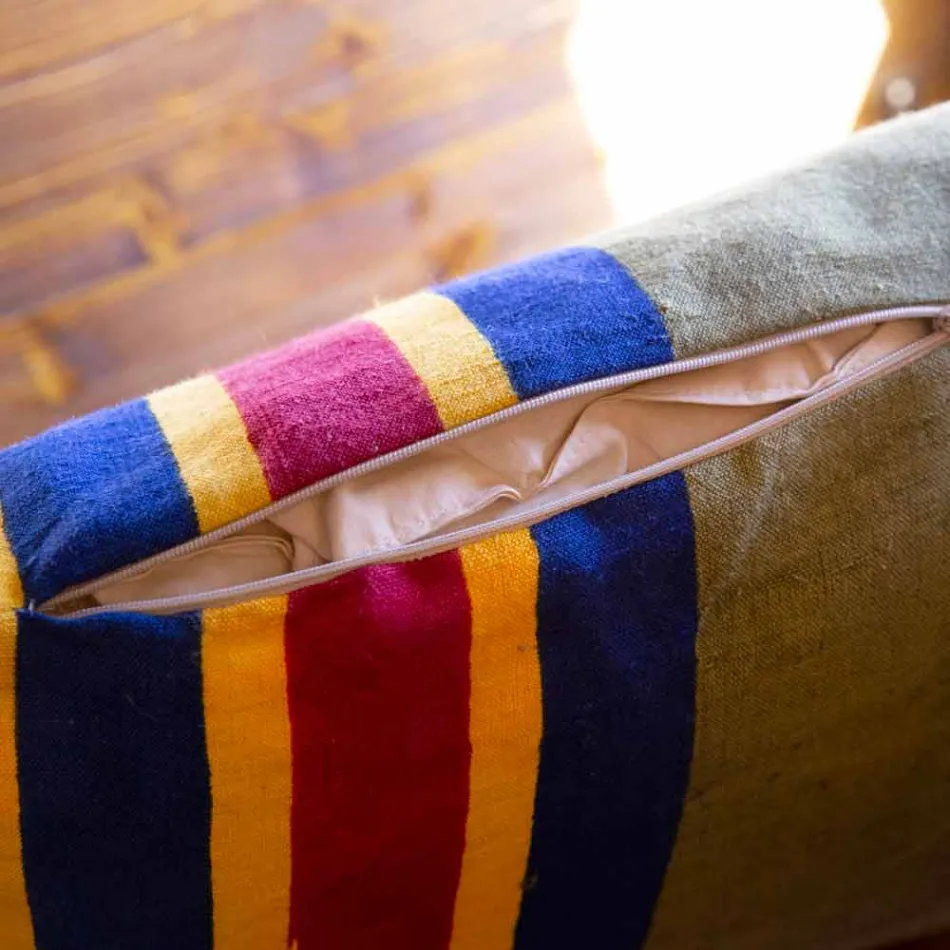 Ručně malované italské umělecké polštáře jedinečný kus - značky Viadurini