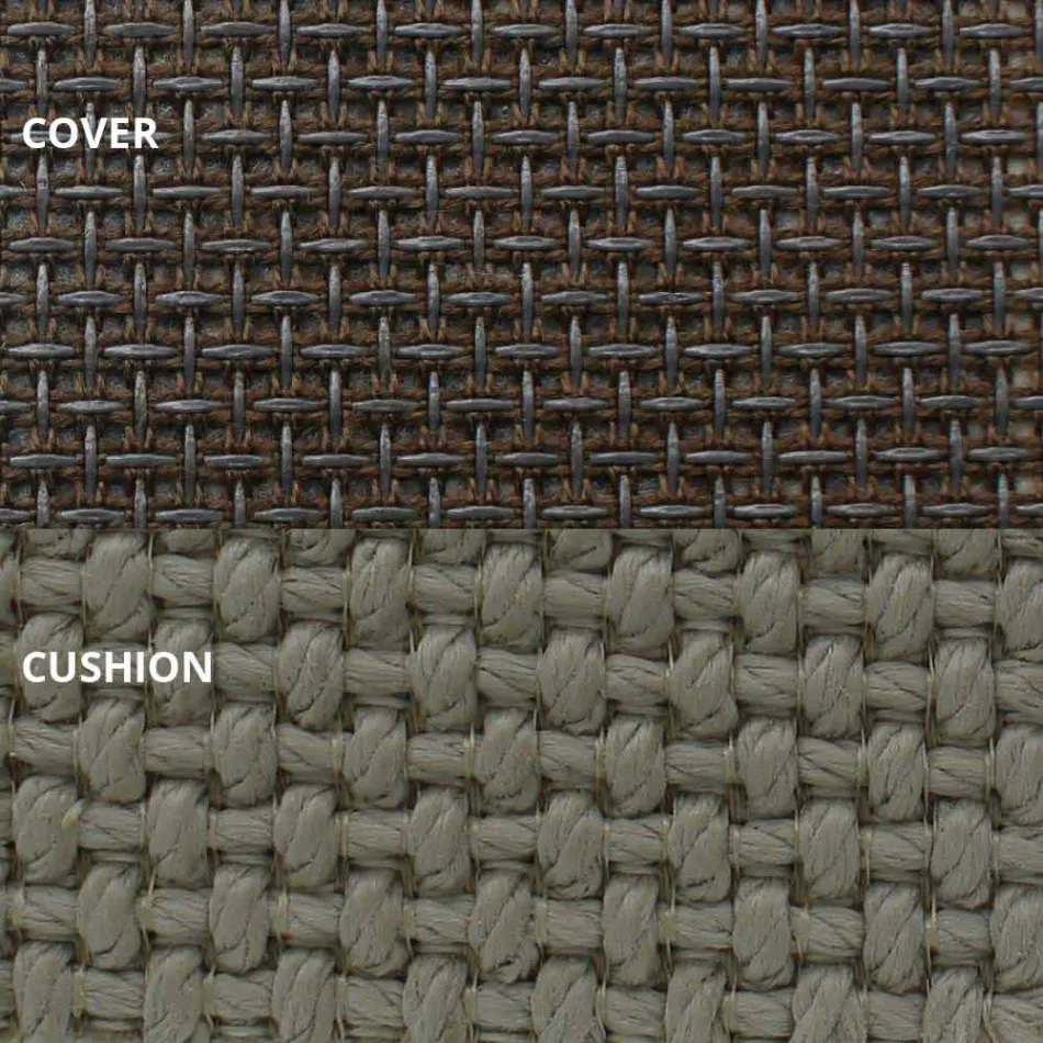 Luxusní kulatý designový zahradní lehátko se slunečníkem - Ulm Moon od Vondom Viadurini