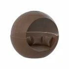 Luxusní kulatý designový zahradní lehátko se slunečníkem - Ulm Moon od Vondom Viadurini