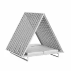 Luxusní zahradní lehátko z hliníku a textilu - rámová vinice od společnosti Vondom Viadurini