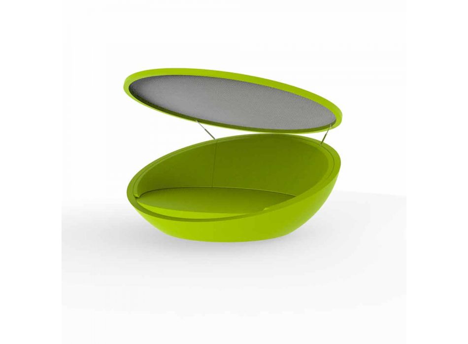 Moderní designový stolek Ulm od Vondom, z polyethylenové pryskyřice Viadurini