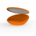 Moderní designový stolek Ulm od Vondom, z polyethylenové pryskyřice Viadurini