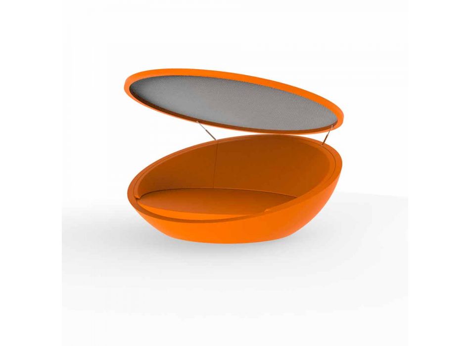 Moderní designový stolek Ulm od Vondom, z polyethylenové pryskyřice Viadurini