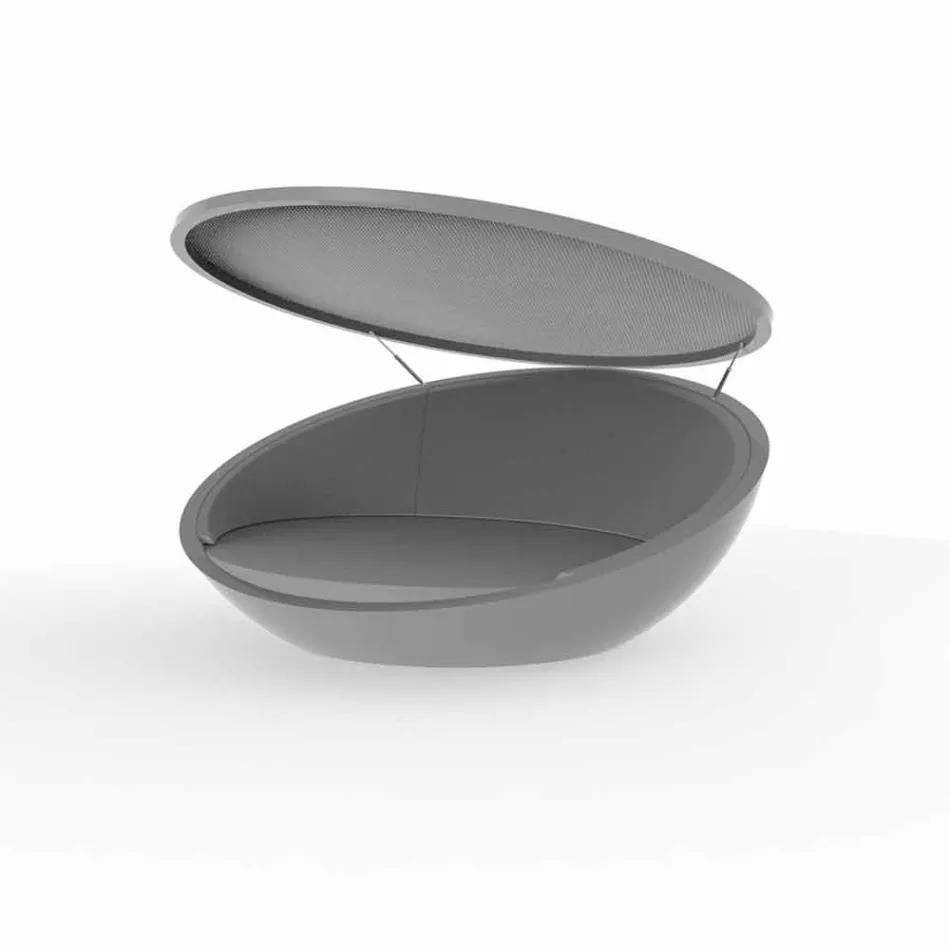 Moderní designový stolek Ulm od Vondom, z polyethylenové pryskyřice Viadurini