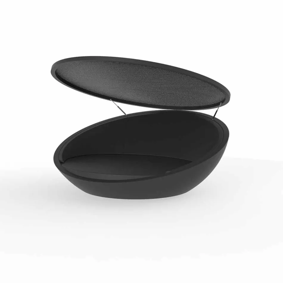 Moderní designový stolek Ulm od Vondom, z polyethylenové pryskyřice Viadurini