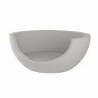 Lehátko pro venkovní luxusní kruhový design z polyethylenu - Ulm Moon od společnosti Vondom Viadurini