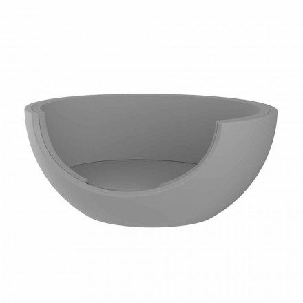 Lehátko pro venkovní luxusní kruhový design z polyethylenu - Ulm Moon od společnosti Vondom Viadurini