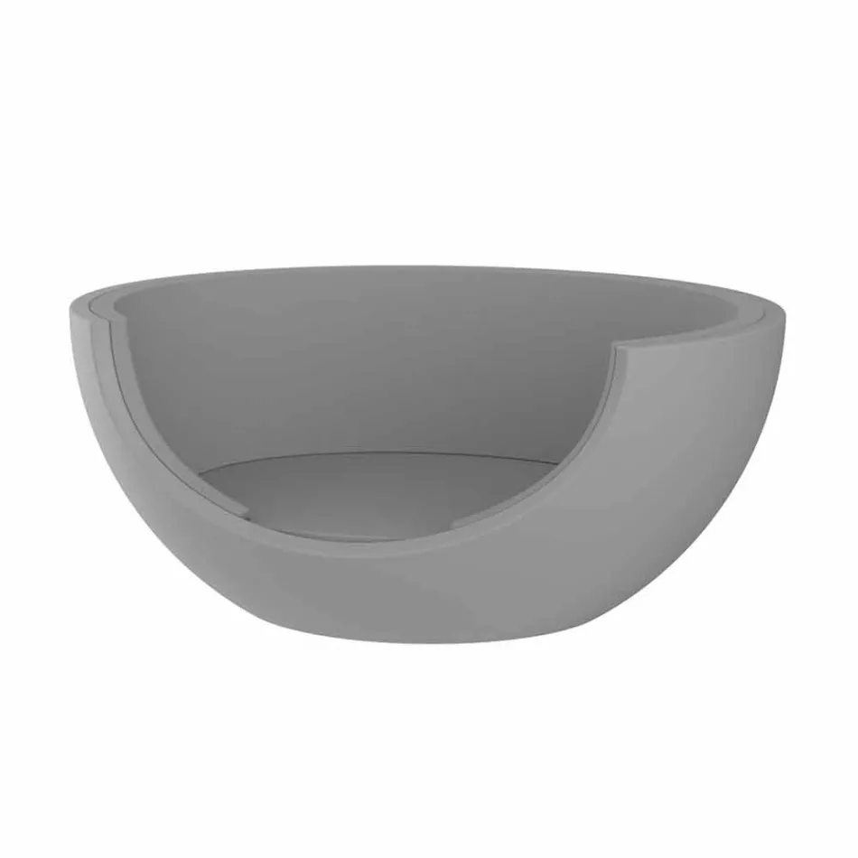 Lehátko pro venkovní luxusní kruhový design z polyethylenu - Ulm Moon od společnosti Vondom Viadurini