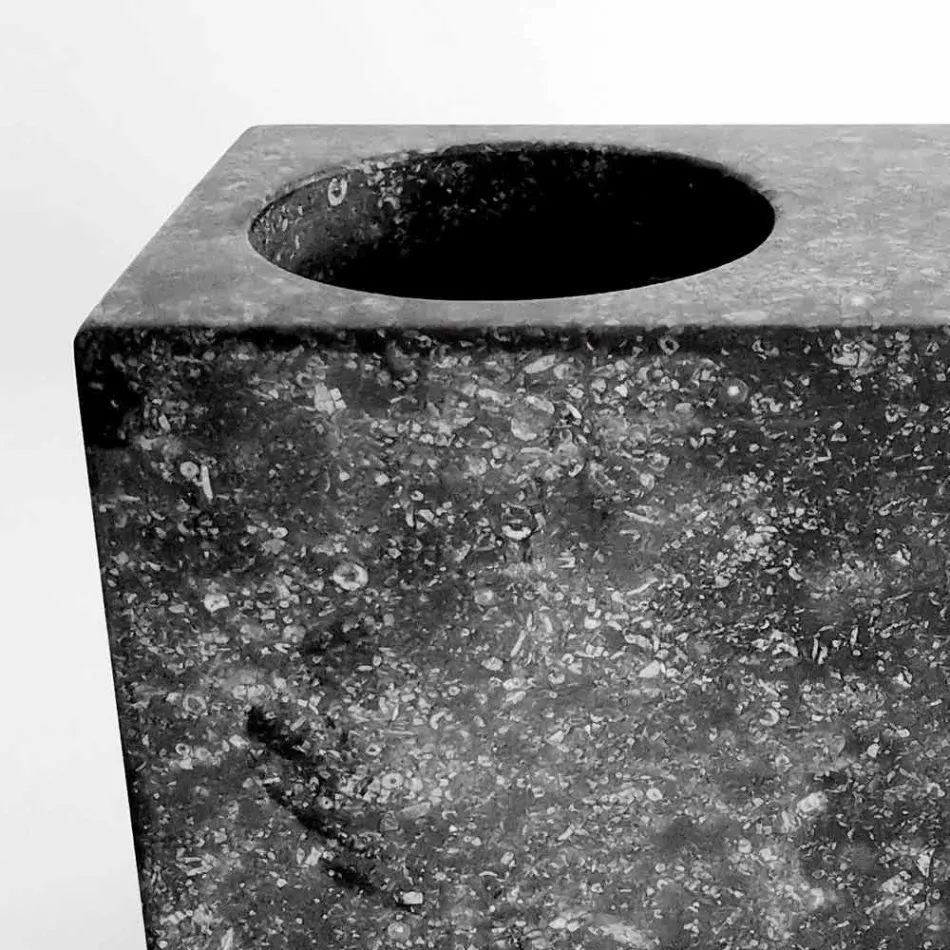 Dávkovač tekutého mýdla s mramorovým sklem vyrobený v Itálii - Clik Viadurini