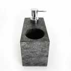 Dávkovač tekutého mýdla s mramorovým sklem vyrobený v Itálii - Clik Viadurini