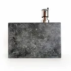 Dávkovač tekutého mýdla s mramorovým sklem vyrobený v Itálii - Clik Viadurini