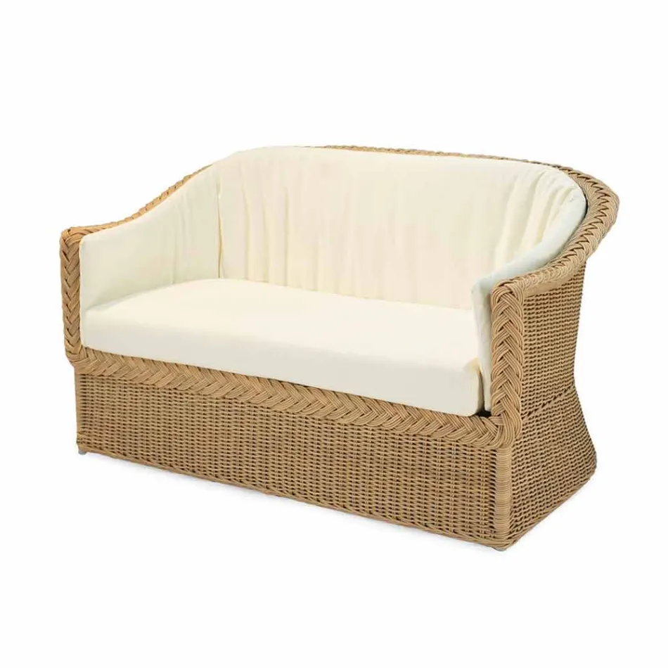 2 místná pohovka z polyetylénu zahradní ručního Jonny Viadurini