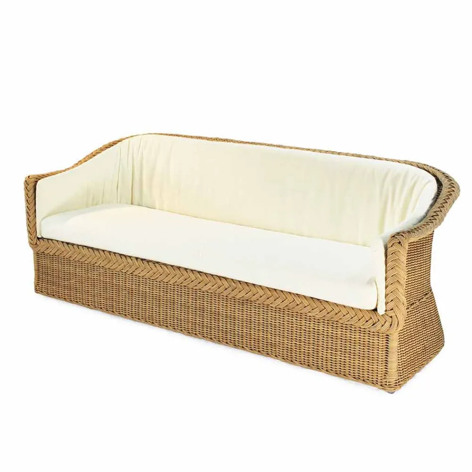 3 místná outdoor polyethylen pletené v Oslo ruce Viadurini