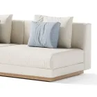 Modulární venkovní pohovka z látky Made in Italy - Rubik Viadurini