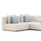 Modulární zahradní pohovka z látky Made in Italy - Rubik Viadurini