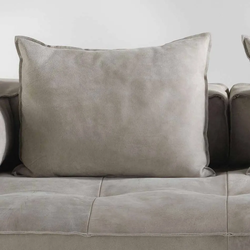 Pohovka moderní design Cardo, kožené čalounění Viadurini