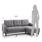 Pohovka s rozkládacím lůžkem pod sedákem - Nikl Viadurini