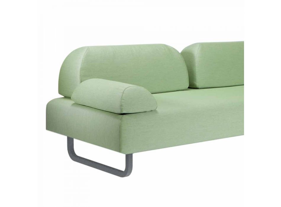 3 sedačka Design pohovka v kovu a textilie Vyrobeno v Itálii - Selia
