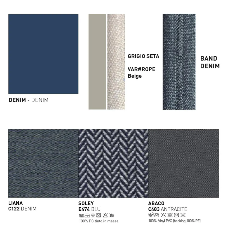 Venkovní pohovka s polštáři v ceně Made in Italy - Emmacross by Varaschin Viadurini