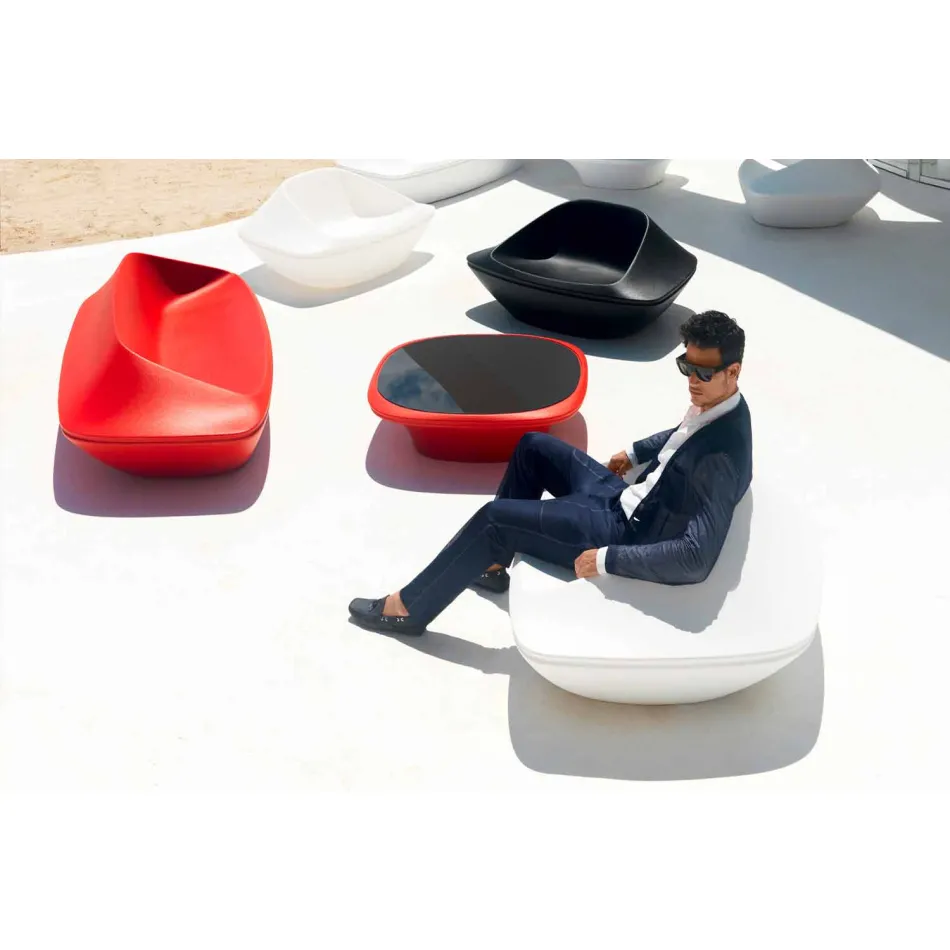 Ufo by Vondom design venkovní pohovka z polyethylenové pryskyřice Viadurini