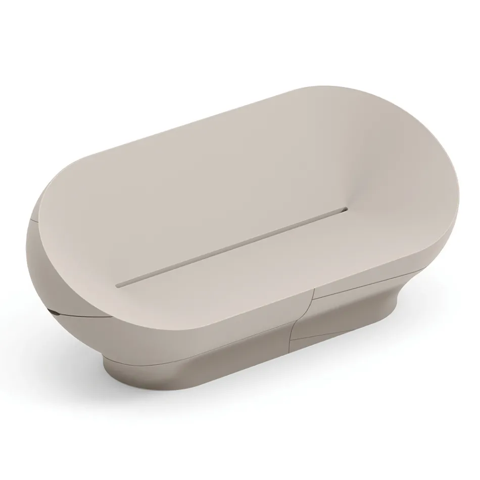 Polyethylenová venkovní pohovka dostupná v různých barvách - ručník Viadurini