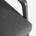Venkovní pohovka z látky s hliníkovou konstrukcí, Homemotion - Cara Viadurini