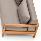 Moderní Varaschin Bali venkovní pohovka s polstrovanými polštáři Viadurini