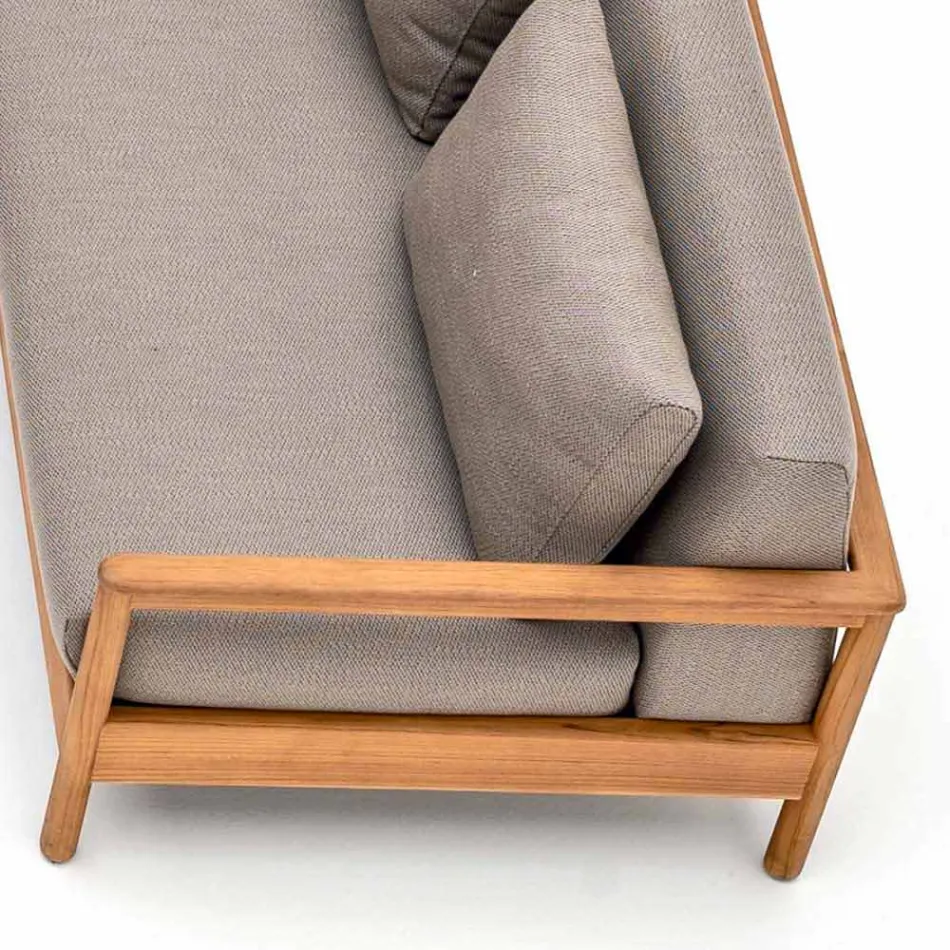 Moderní Varaschin Bali venkovní pohovka s polstrovanými polštáři Viadurini