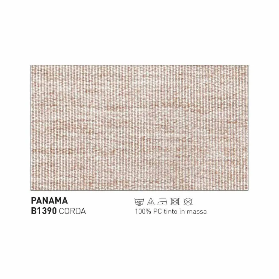 Moderní Varaschin Emma venkovní pohovka z látky a kovu Viadurini