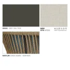 2místná zahradní pohovka z hliníku s výpletem - kriket od Varaschin Viadurini