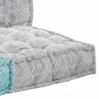 Ethnic Two Seater Garden Sofa ve vodě odpuzující látce - Shamo Viadurini